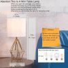 Gold Modern Hollow Out Base Bedroom Small Table Lamp