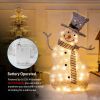 LED Snowman Decoration – Collapsible Lighted Winter Accent