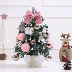 Mini Tabletop Christmas Tree – Fully Decorated Holiday Tree (Color: as pic C)