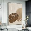 Minimalist Neutral Textured Canvas Art – Modern Abstract Wall Decor