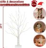 2 FT LED Birch Tree with Warm White Lights – Tabletop Christmas Decor